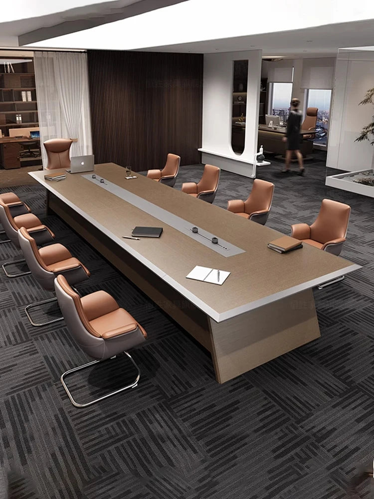 Light luxury conference  table and chair