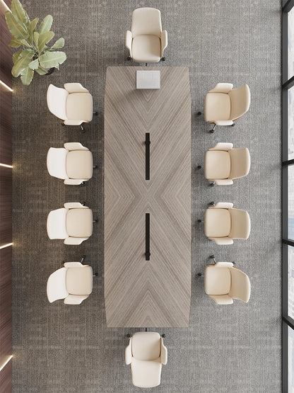 Large conference table Long table Negotiation table Training Office meeting room Receptionand chair combination