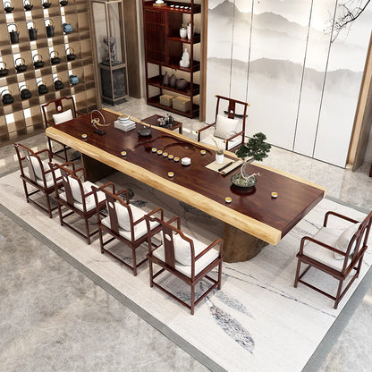 Natural wood coffee table, living room, solid wood tea table