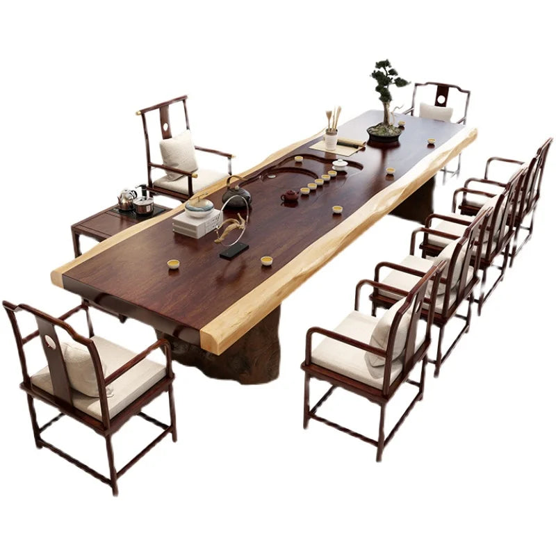 Natural wood coffee table, living room, solid wood tea table