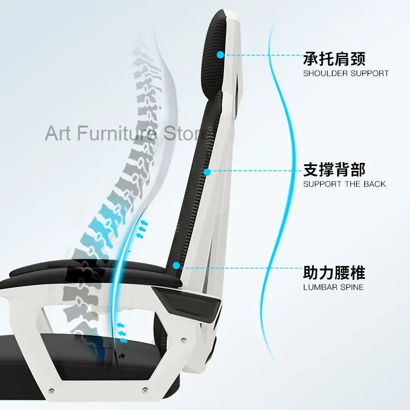 Gamer Chairs Living Room Chair Office Armchair Computer Gaming Chair Wheels Furniture Women&