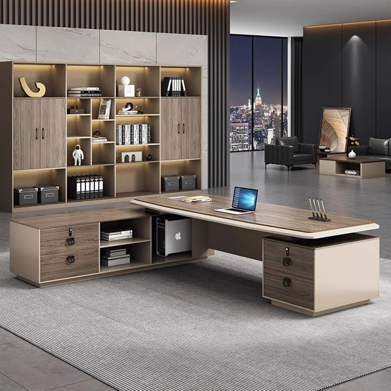 Office Desks Computer Offices Home Desk Professional Furniture Minimalist Executive Gaming Tables L Shaped Multifunctional Work