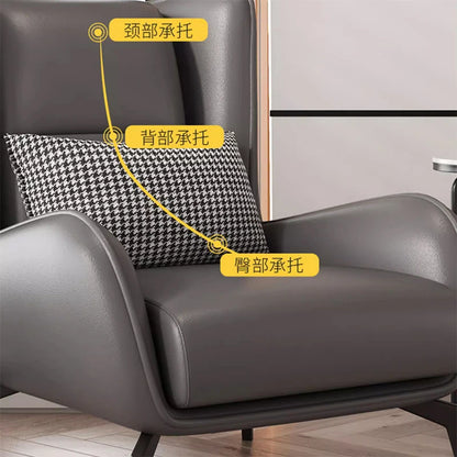 Ffice Room Party Chair Desk Protector Ergonomic Mobile Leather Armchair Nail Chair Sofabed Leather Chaisse Nordic Furniture