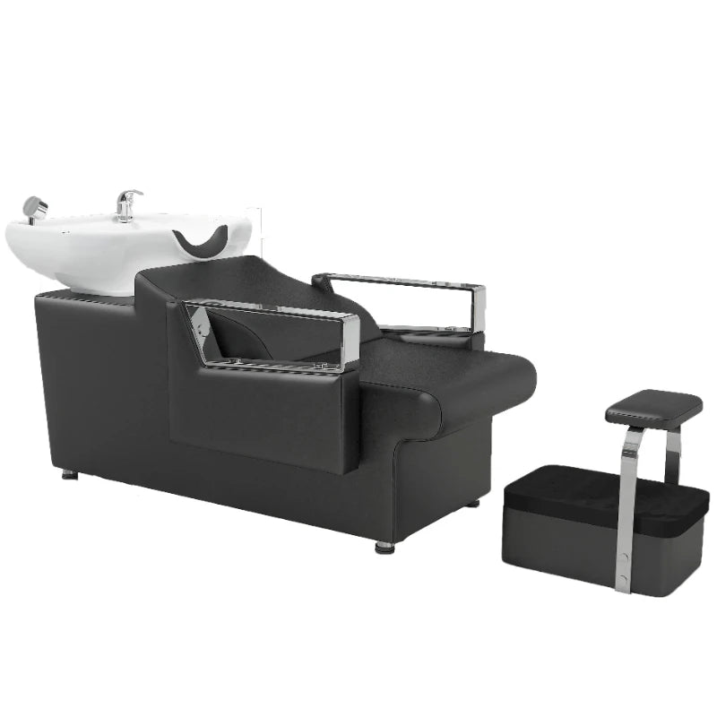 Luxury Basin Shampoo Chair Hair Therapy Styling Stations Hairwash Bed Head Spa Haar Wasch Liege Salon Equipment Furniture