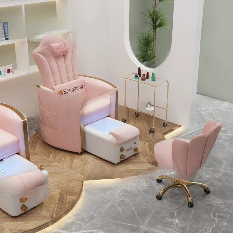 Salon Equipment Furniture Electric Chair Pedicure Stretcher Massage Aesthetics Spa Hairdressing Rotating Medical Bed MZY-009
