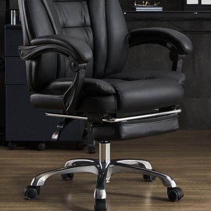 Swivel Armchair with Reclining and Massage Features
