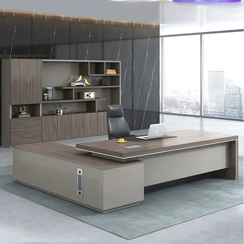 Multifunctional L-shaped Office Desk