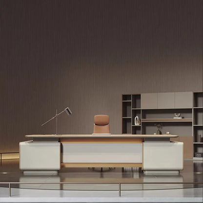 Writing Storage Office Desk Corner Drawers Conference Workflow Workbench Office Desk Modern Scrivania Legno Furniture HDH