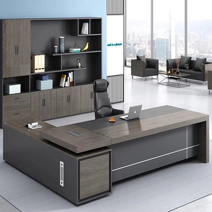 Executive L-shaped  office desks and workshop tables