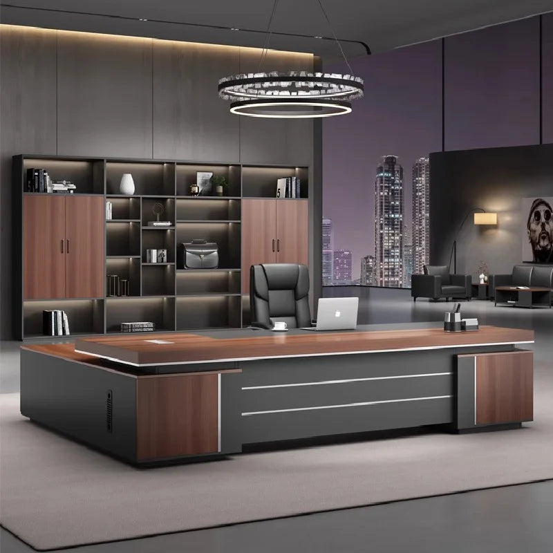 Reception Computer Desk Organizer Luxury Executive Corner Office Desk Modern Coffee Mesas De Computador Luxury Furnitures