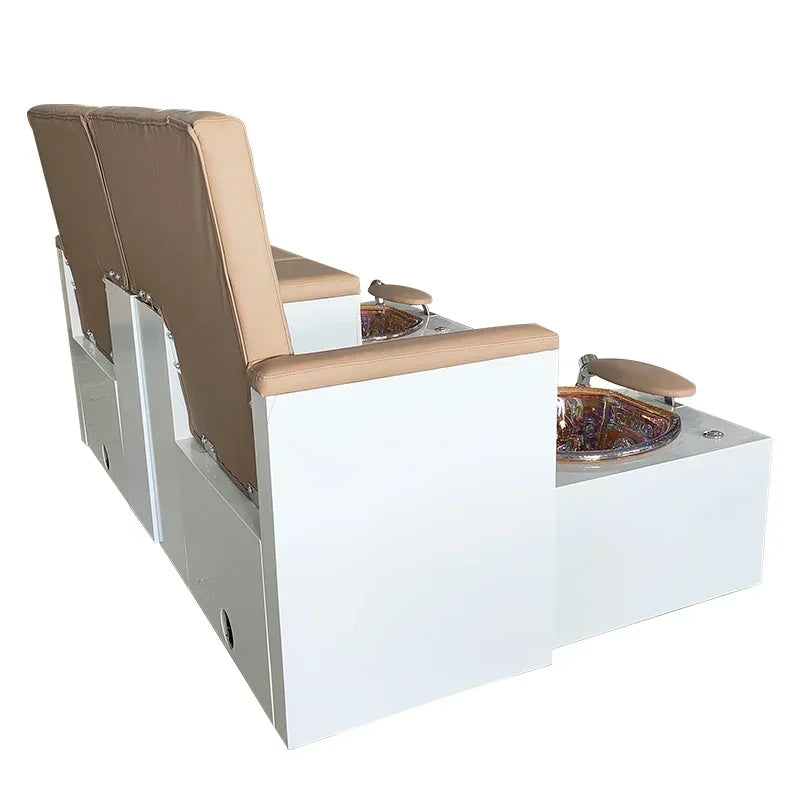 Simple foot bath sofa, double booth, nail art, massage bath center, foot spa chair