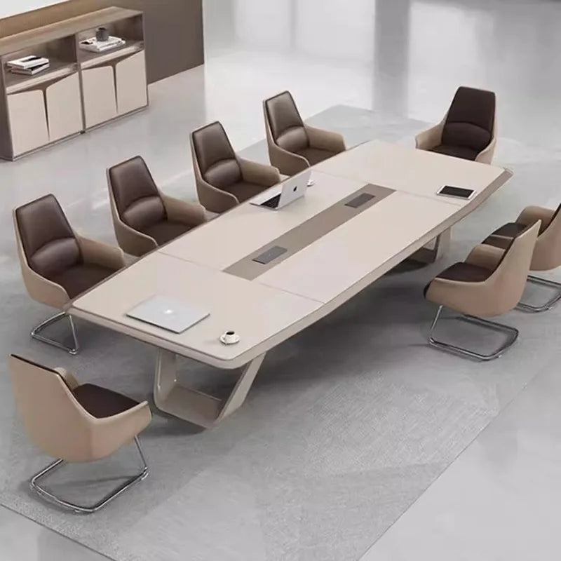 Luxury meeting table with accessories