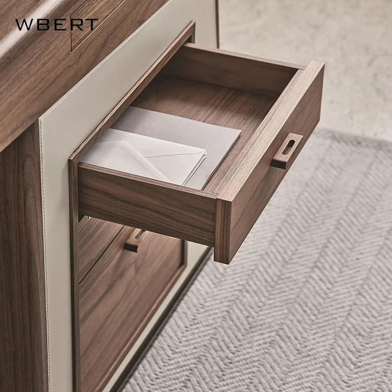 Italian Minimalist Luxury Desk Light Wbert Advanced Sensory Study For Home Office Hanging Computer Workbench Wooden Material