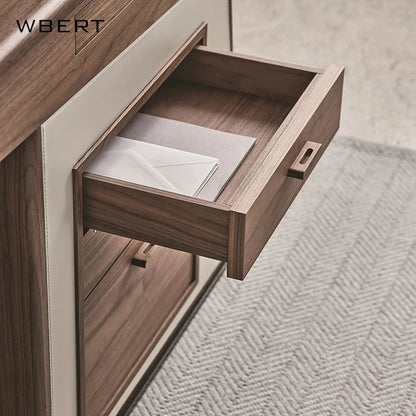Italian Minimalist Luxury Desk Light Wbert Advanced Sensory Study For Home Office Hanging Computer Workbench Wooden Material