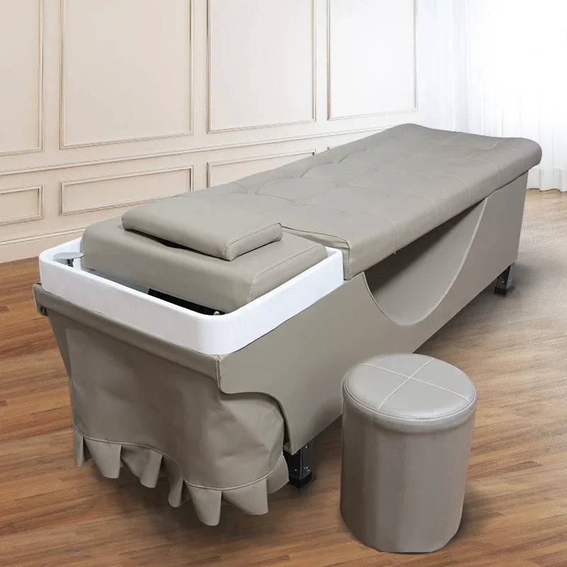 Shower Head Stylist Shampoo Chair Hair Salon Backwash Units Massage Hair Wash Chair Luxury Shampouineuse Salon Equipment MQ50XF
