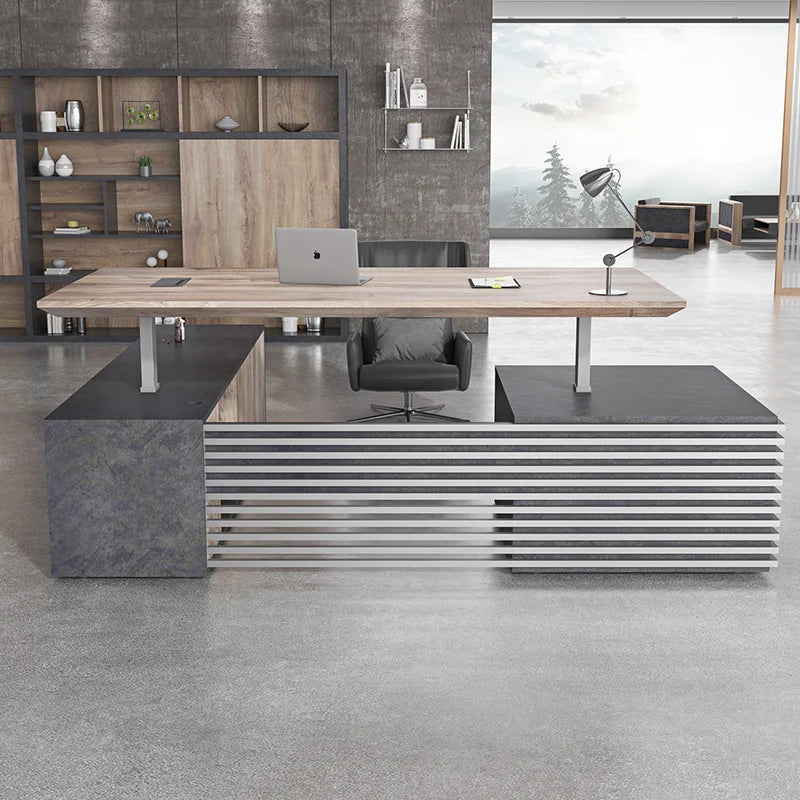 Office furniture intelligent electric lift computer desk boss desk President desk large class desk president desk desk