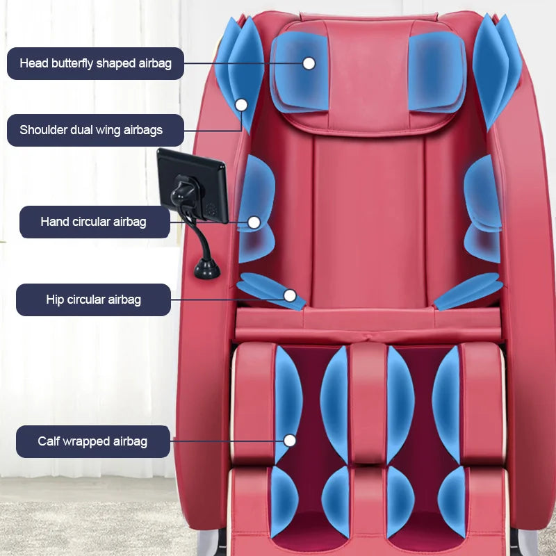 Massage Chair Home Office Factory Electric Heating Kneading Cheaper Price Luxury Zero Gravity Recliner Massage Chair 110V/220V