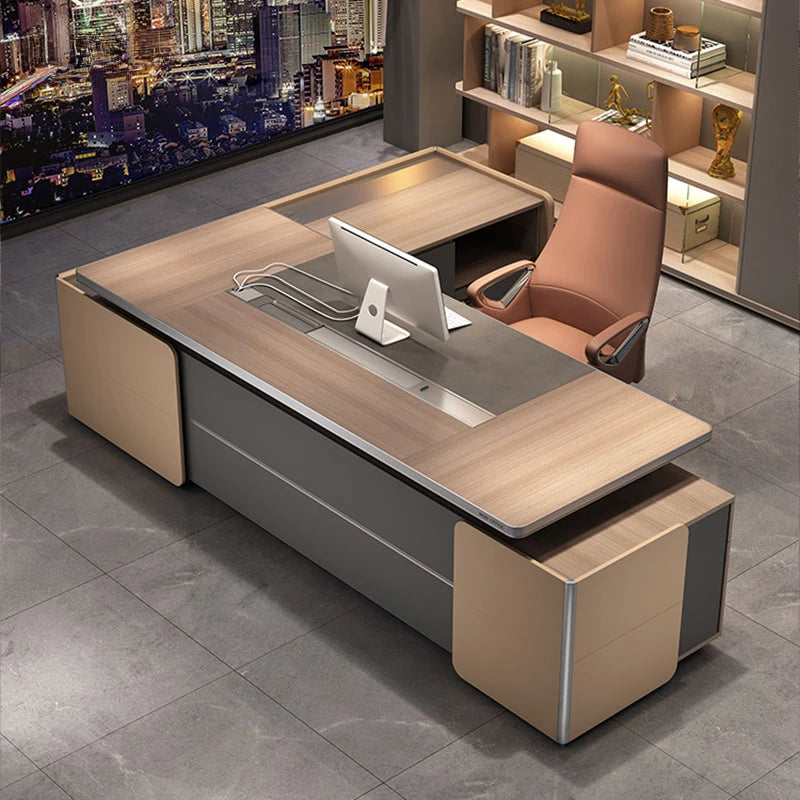 Organizer Minimalist Office Desk Corner Luxury Computer Workbench Executive Office Desk Drawers Tavolo Da Lavoro Furnitures