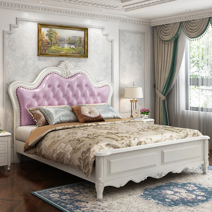 Aesthetic Wood Double Bed