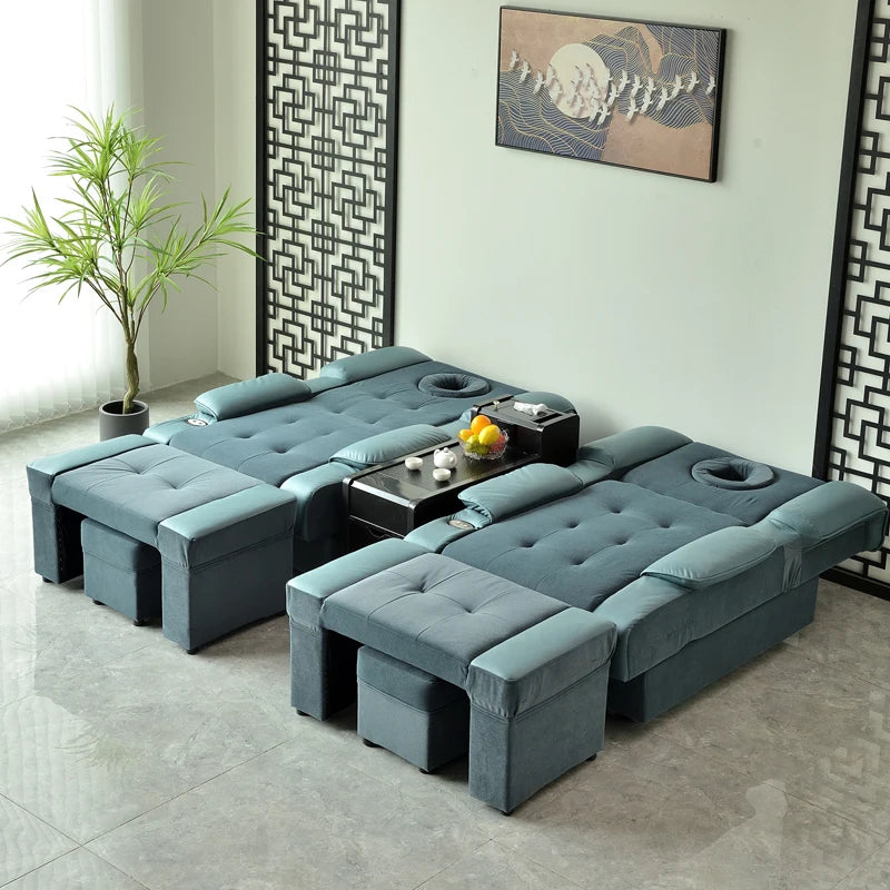 Electric Massage Tables Professional Aesthetic Spa Bed Beds Furniture Table Pliante Esthetician Beauty banco Para Pies Pedicure