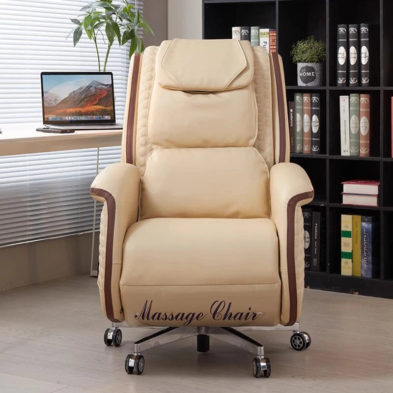 Relaxing Patio Office Chair Vanity Throne Swivel Study Recliner Massage Full Body Office Chair Desk Muebles Trendy Furniture
