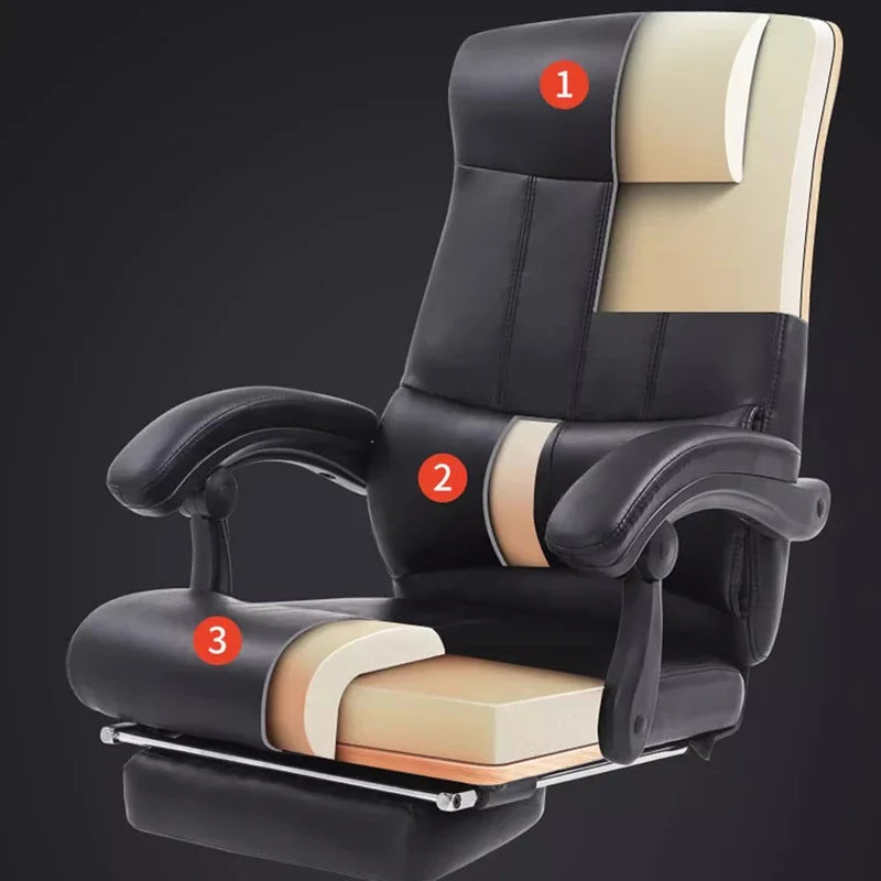 Comfortable Gaming Chair: Stylish Design with Backrest