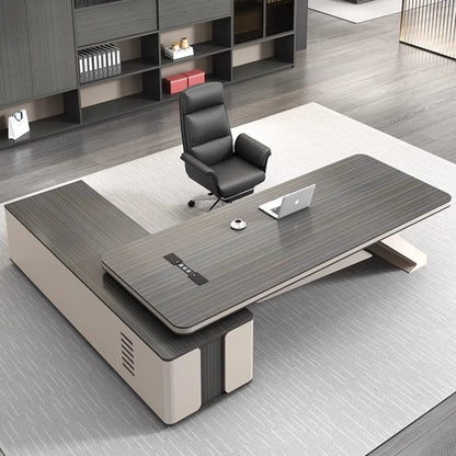 Modern Executive  L-Shaped Office Desk