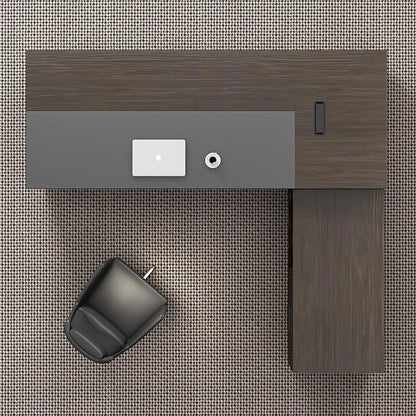 L-Shaped Computer Desk for Office