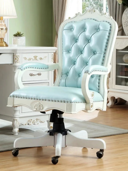 Simplicity Design Office Chairs Leather Commerce Vanity Work Gaming Chair Boss Executive Sillas De Oficina Office Furniture