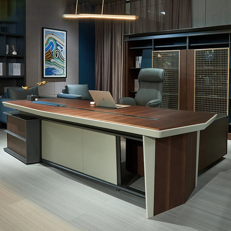 Luxury Boss Table Chairman Commercial Luxury President Platform