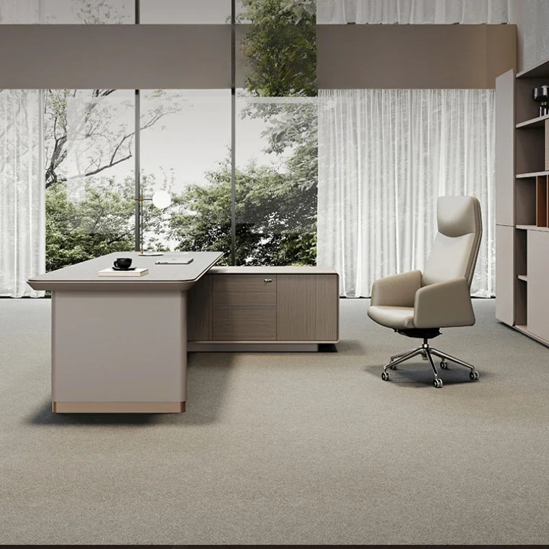Desk Setup Accessories Office Table Organizer Reading Executive Home Multifunction Simple Desks Corner Bureau Meuble Furniture