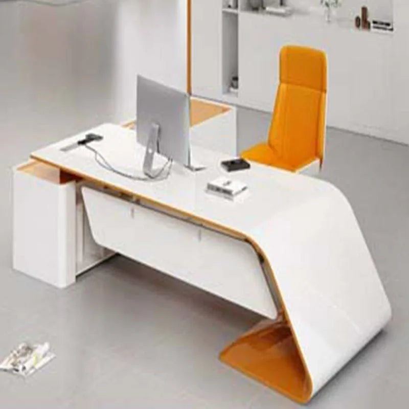 Minimalist Desk Computer Offices Corner Office Room Desks Offer Simple Table Professional Furniture Organizer Tafel
Study