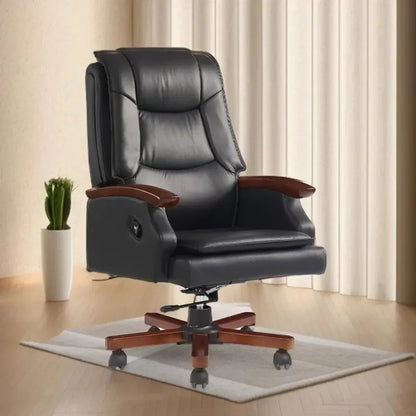Luxury Ergonomic Chair for Home, Office, and Gaming with Wheels and Backrest.
