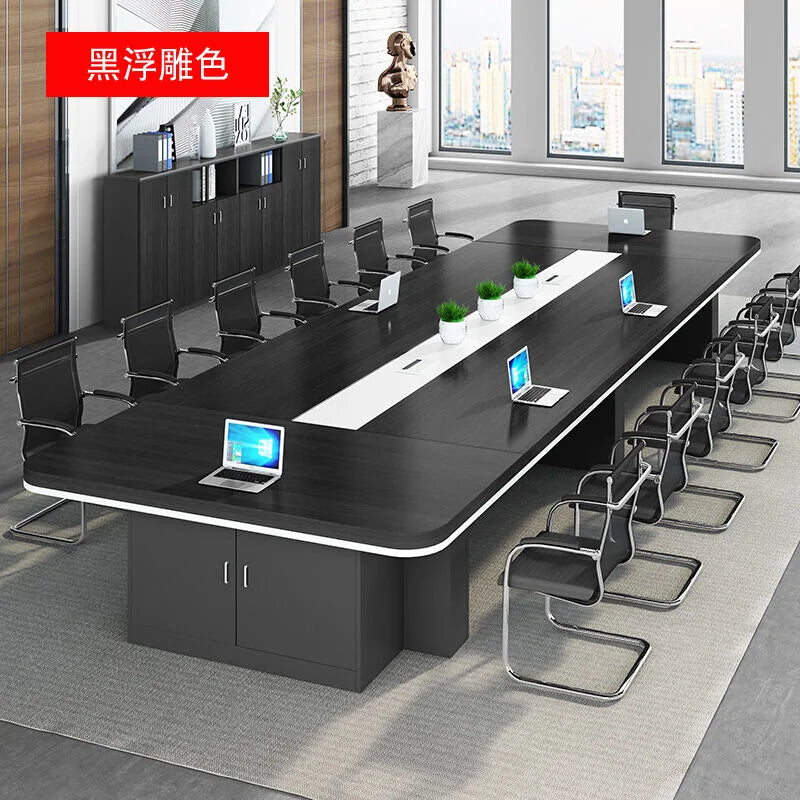 Conference table long table with lockers Simple modern conference room table and chair