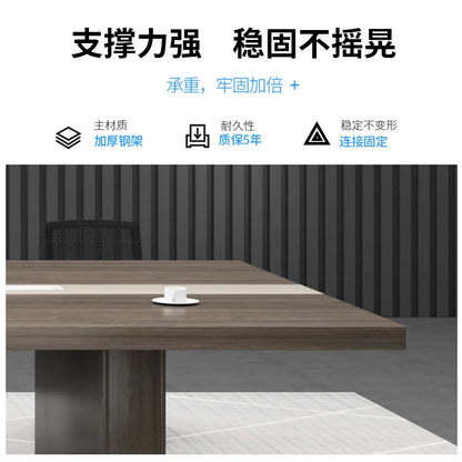 Conference table long table simple modern  room rectangular strip desk negotiation combination
