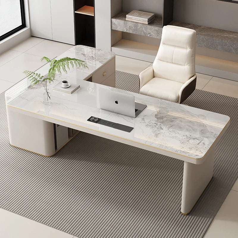 Minimalist Desk Reception Desktop Bedroom Computer Desks Executive Office Sofa Scrivania Angolare Accessories Work Furniture