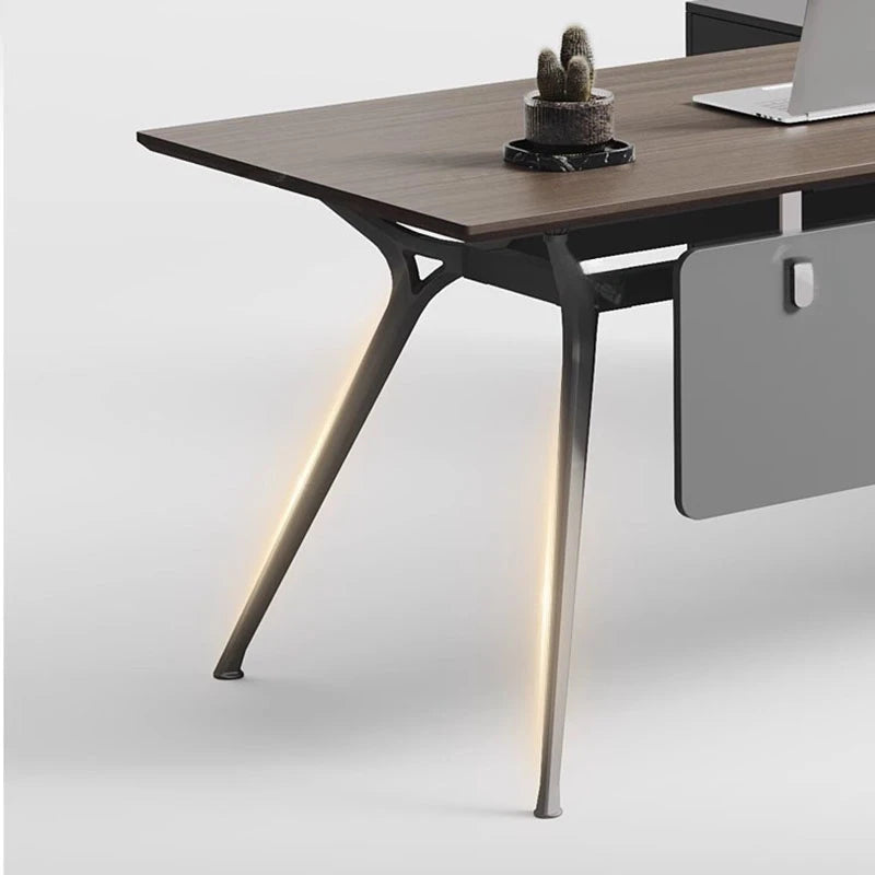 Multifunctional Student Desk Reading Tables Storage L Shaped Reception Meeting Table Industrial Escritorio Conference Simple