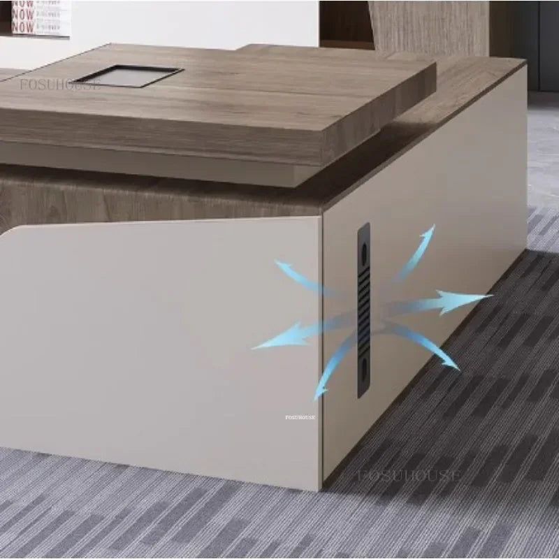 Minimalist Boss Single Desk Office Furniture Nordic Computer Desks Office Manager Table  Desk and Chair Set T T u