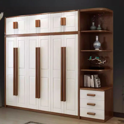 Nordic Luxury Wardrobe – Large Bedroom Closet with Doors, Storage Cabinet