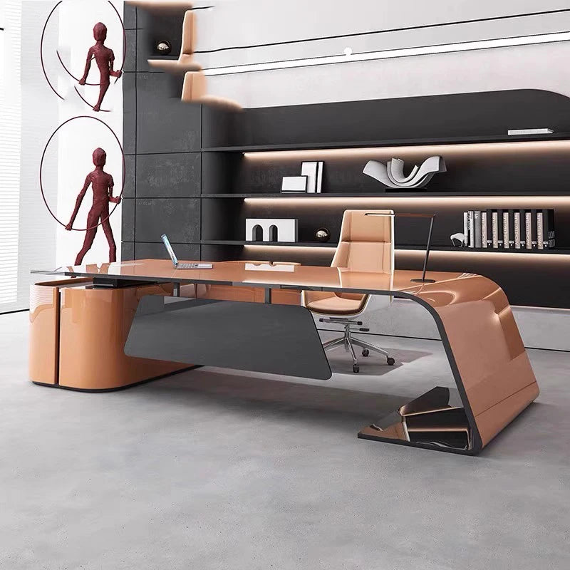 Gaming Office Desk Standing CornerComputerbureaus Executive Desk Mesa Workbench Desktop Laptop Table Pliante Home Furniture