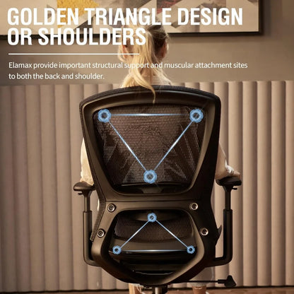Mesh Office Chair,Ergonomic Computer Desk Chair,Sturdy Task Chair- Adjustable Lumbar Support &amp; Armrests,Tilt Function,Comfort