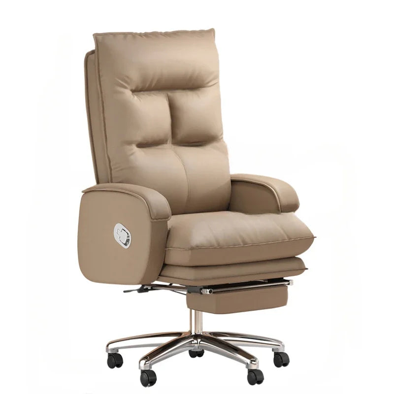 Wheeled Gamer PC Chair – Comfortable Swivel Design with Height Adjustment
