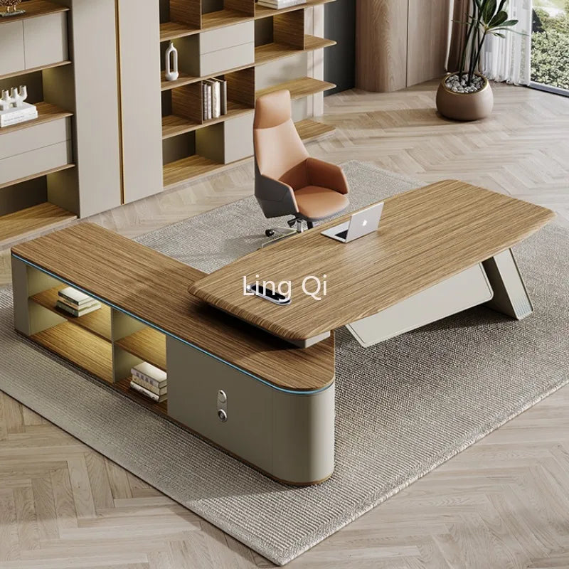 Office Desk Accessories Workshop Table Setup Minimalist Gaming Monitors Reading Boss Low Organizer L Shaped Room Seating Chair