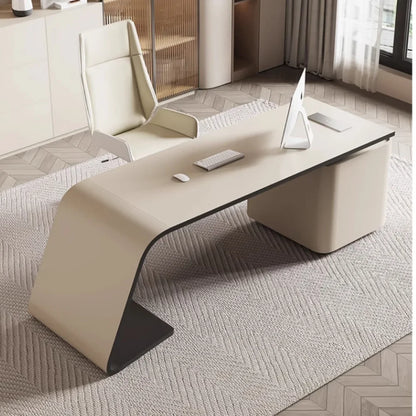 Light luxury office desk, multifunctional work and study table