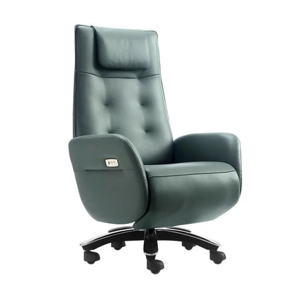 Reclining Rotating Chair: Comfortable Office &amp; Home Desk Armchair