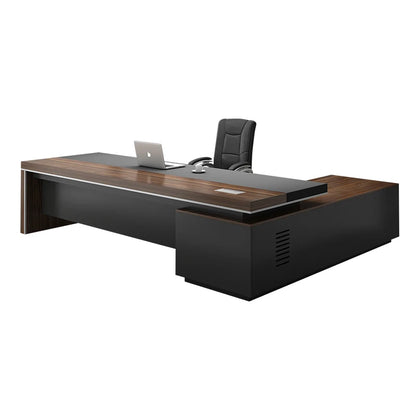 Executive Simple Minimalist Desktop L-Shaped Desk