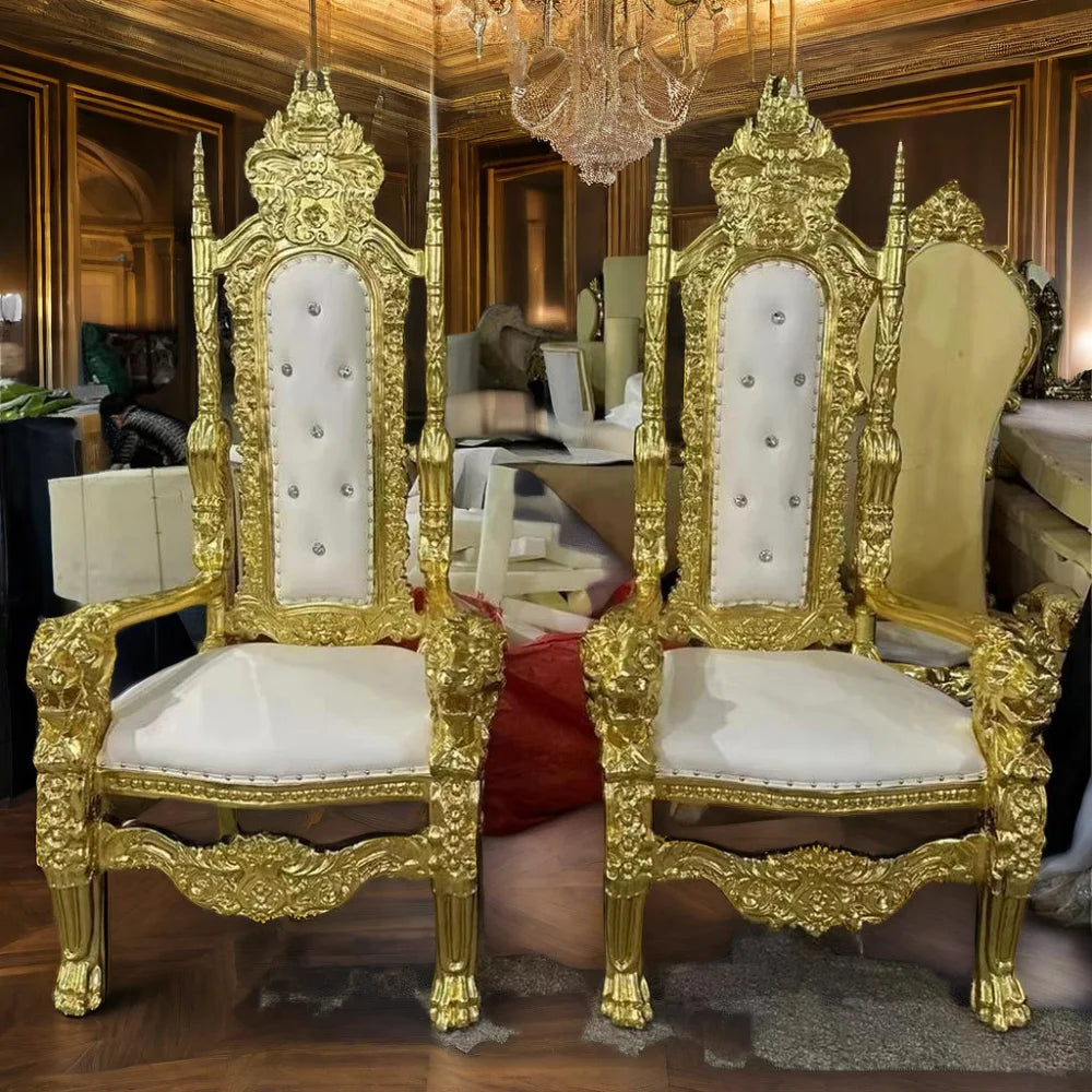 Throne King Queen Party Hotel Banquet Wedding Sofa Chair Royal