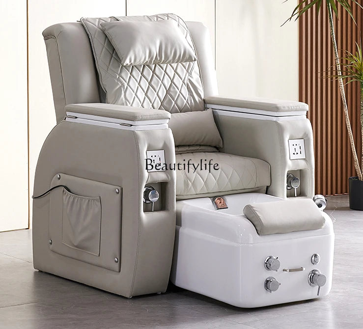 Electric Manicure Foot Massage Integrated Sofa Recliner Beauty Salon Special Pedicure Foot Washing Massage Couch