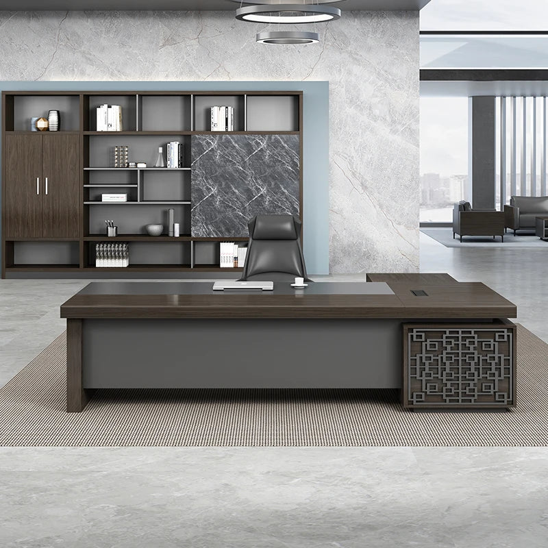 L-Shaped Computer Desk for Office