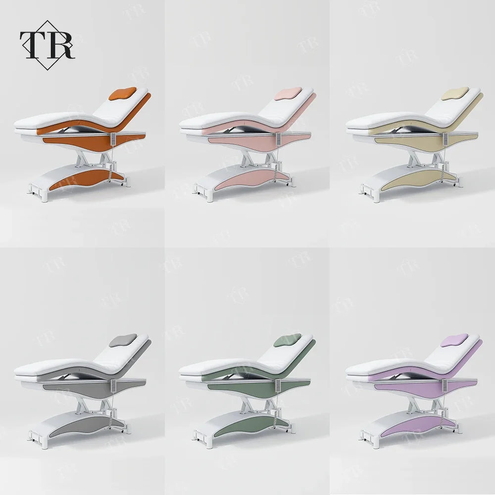 Professional Facial Bed Manufacturer Electric Spa Treatment Beauty Facial Salon Chair Lash Physiotherapy Tattoo Chair Beds